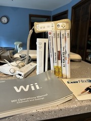 Nintendo Wii Bundle System, Games, Controllers & Wii Fit Plus With Balance Board