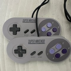 Nintendo Super Nintendo Entertainment System SNES Console Gray 2 Controllers Po…