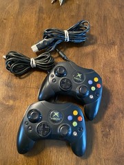 Original Xbox Console Bundle W/ OEM Controllers + 5 Games – TESTED WORKING -READ