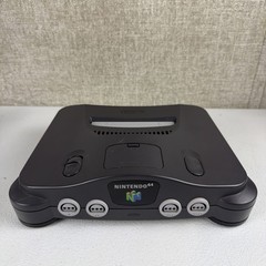Nintendo 64 Console ONLY – NUS-001 (USA) – Charcoal Tested Working W/ Jumper Pak