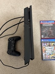 Sony PlayStation 4 Slim Black 1TB Gaming Console Digital Original