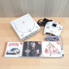 Sega Dreamcast Console Japan bundle with 3 Games 1 Controller tested NTSC-J