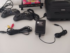 SEGA Genesis Console Model 2 MK-1631 Bundle + Authentic Sonic 3 + 2 Controller