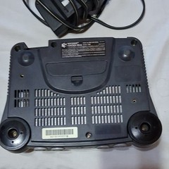 Nintendo 64 Black Multiplayer Console Composite RCA with Power Adapter