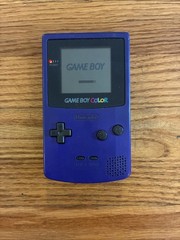 Game Boy Color Handheld Console – CGB-001 / Purple Working (No Battery Cover)