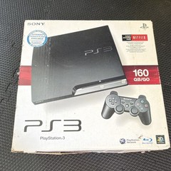 Sony PlayStation 3 Slim CECH-2501A 160GB Charcoal Black Bundle w/ 3 Controllers