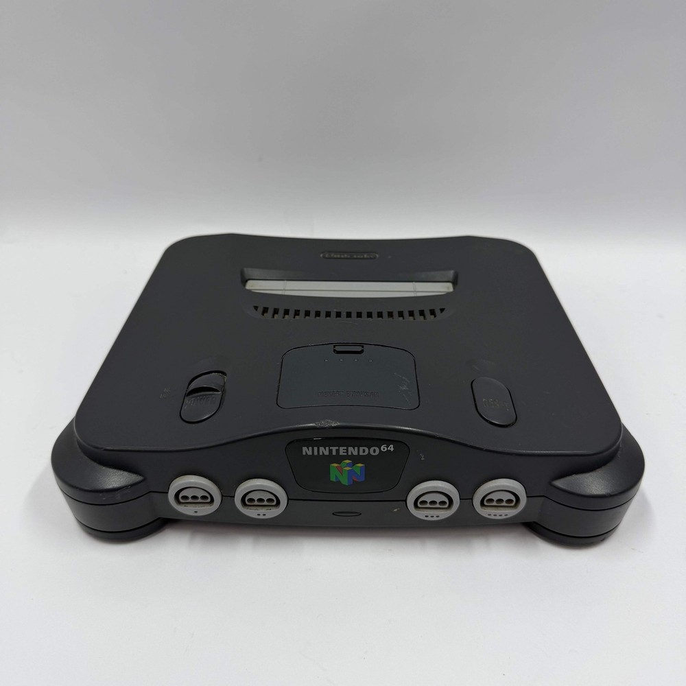 Nintendo 64 N64 Console Gaming System Only NUS-001 Black Console Only No Jumer P