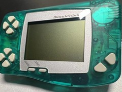 Bandai WonderSwan Clear Green Handheld Working US Seller