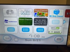 Nintendo Wii Black Console RVL-001 GameCube Compatible Tested Cables Sensor Bar