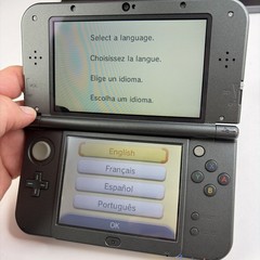 New Nintendo 3DS XL Gray Black Console Repair! READ W Charger Stylus US Version