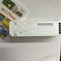 Nintendo Wii White Console Only RVL-001 Gamecube Compatible Tested. W/ Wii Play