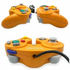 GameCube Orange Console with Game Boy Player