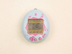 Bandai Tamagotchi Mini 1997 Numbers Light Blue & Pink