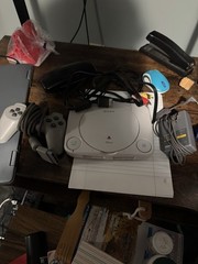 Sony PSone SCPH-101 White Console NTSC-U/C Memory Card Slot Controller Cables