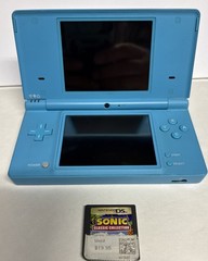 Nintendo DSi Handheld Game Console TWL-001 Teal Blue No Charger Or Stylus Tested