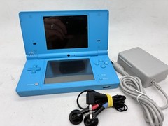 Nintendo DSi Blue Handheld Console (READ). Tested With Stylus, Earbuds Charger