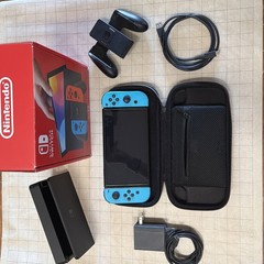 Nintendo Switch OLED Model HEG-001 Handheld Console – 64GB – Black/Neon Red/Neon