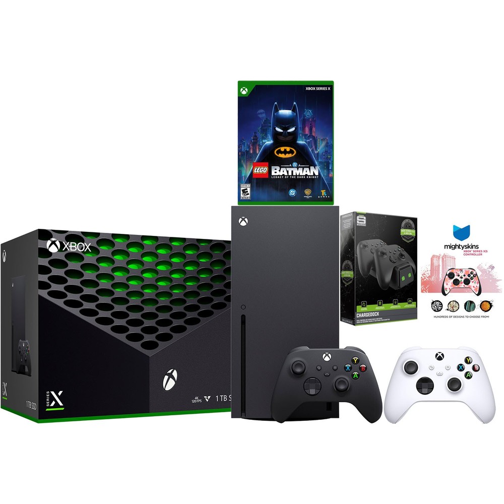 Xbox Series X 1TB Disc + Extra Controller + LEGO Batman – Robot White