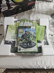 OG Xbox Halo Edition System Console In Box With 4 Controllers And Extras