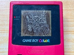 Nintendo Gameboy Color CGB-001 Berry Pink Handheld Console – Parts or Repair
