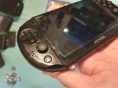 Lot! Sony PS Vita 2K, 2000 Black 8GB, US (PlayStation Vita, PSV) + 8 GREAT Games