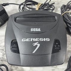 Sega Genesis 3 Console Mk-1461 For Parts Or Not Working Read Description