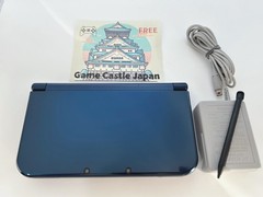 [Top IPS A-rank] New Nintendo 3DS LL console Metallic Blue with Charger/Stylus
