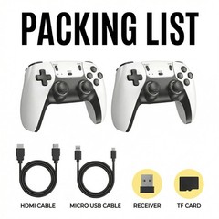 Retro Gaming Console Plug & Play Game Console for TV, 4K HD HDMI Video Consol…