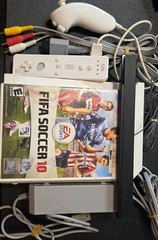 Nintendo Wii RVL-001 512 MB Console -1 Game- White- Missing Cover-1 Controller