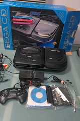 Sega CD Console Version 2 with Original Box, With Majesco Sega Genesis II, READ!