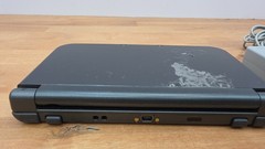 Nintendo New 3DS XL 4GB Black Gray Console System Tested With Charger!