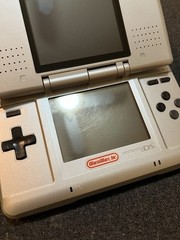 Nintendo DS NTR-001 Silver Handheld Console w/ Box Manuals Metroid Demo