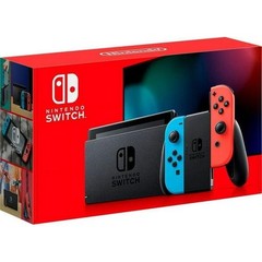 Nintendo Switch Neon Blue and Red Console & Charger Excellent Condition