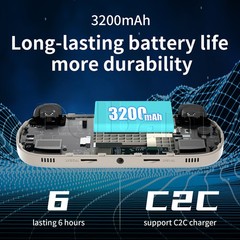 RG40XX H Gray Anbernic handheld Game Console 4.0-inch IPS Screen 64G 5K+ Games