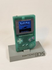 Customized & Upgraded Clear Teal/Green Nintendo Game Boy DMG – V5 IPS – WOW! 🤩