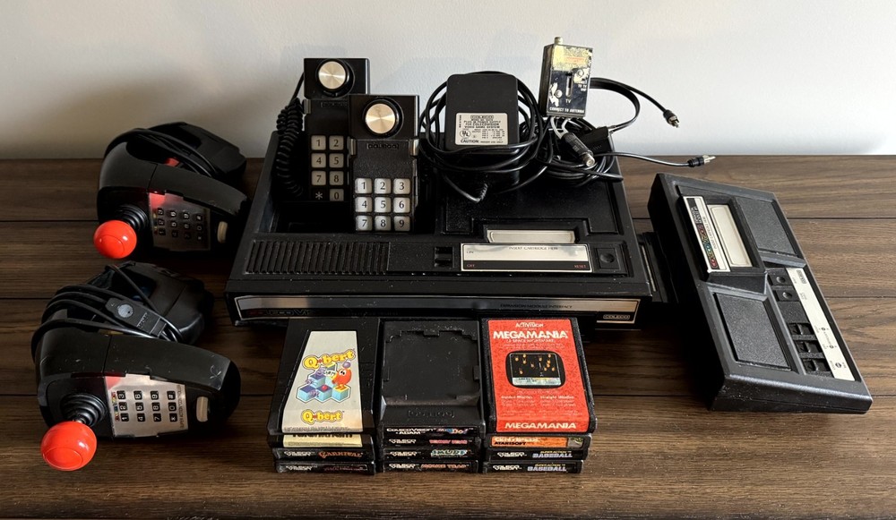 Colecovision Bundle Huge Lot Console Games Controllers *UNTESTED*