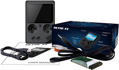 Retro Handheld Game Console 168 Classic 8Bit Games 3&Prime; LCD Screen AV TV Out Black