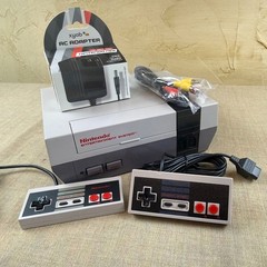 Nintendo NES Console Bundle OEM Controller New Pin Clean Tested No Yellowing