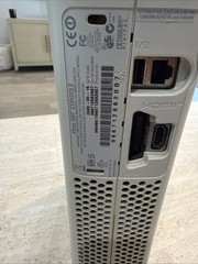 Microsoft Xbox 360 Matte White Console for Parts or Repair-Untested No Cords