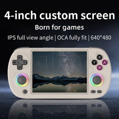 RG40XX H Gray Anbernic handheld Game Console 4.0-inch IPS Screen 64G 5K+ Games