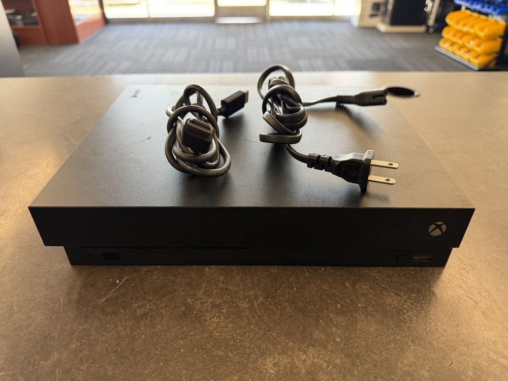 Microsoft Xbox One X 1TB Console Gaming System Black 1787 (1113103)