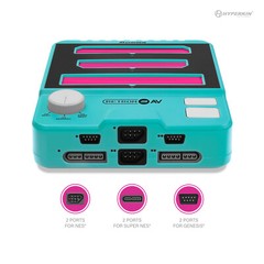 Hyperkin RetroN 3 AV Console for NES, SNES,Super Famicom, Genesis/Mega Drive Blu