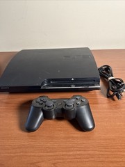 Sony PlayStation 3 Slim PS3 160GB Black Console Gaming System CECH-2501A