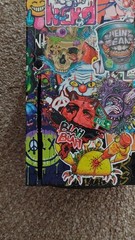 Microsoft Xbox Series X Console Black Multicolor Sticker Wrap MPN 1882