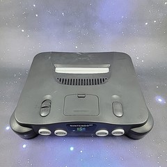 Nintendo 64 NUS-001 (USA) Black Console Only W/ Jumper Pak Tested Working