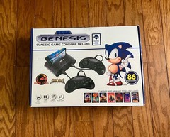 SEGA Genesis Classic Game Console 86 Built-In Games 2 Wireless Controllers NEW