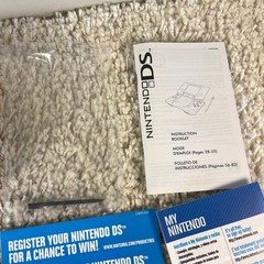 Nintendo DS Original NTR-001 Titanium Silver Handheld System Complete in Box CIB