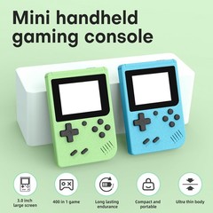 Rechargeable 3.0 Inch IPS Retro Game Console with 400 Built-in Classics