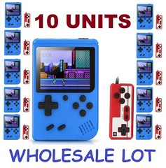 10x Portable Handheld Game Console w/ 500 Classic Games 1020mAh Bat TV Support