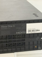 Microsoft Xbox One X 1TB Black 4K UHD Console Model 1787 w/ Controller Chatpad